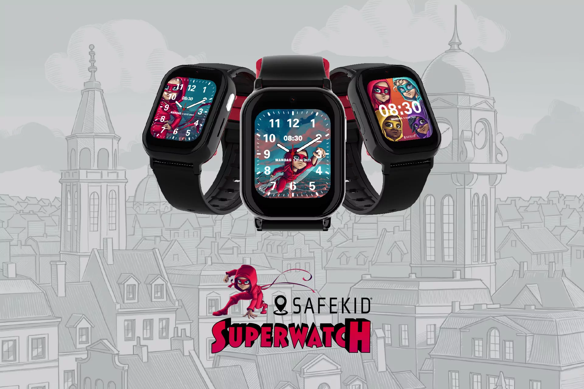 Superwatch, handbok för superhjältar Superwatch, ett samarbete mellan Safekid och Handbok för superhjältar.Öka barns trygghet med Superwatch.