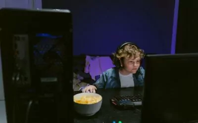 Hög skärmtid hos unga och gaming